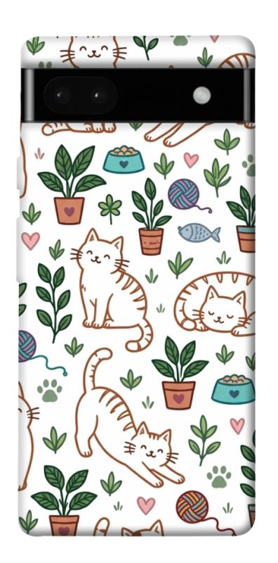 Чехол itsPrint Cats pattern для Google Pixel 6a, паттерн, купить оптом с доставкой
