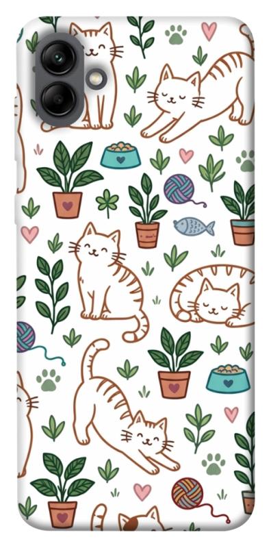 Чехол itsPrint Cats pattern для Samsung Galaxy A04, паттерн, купить оптом с доставкой