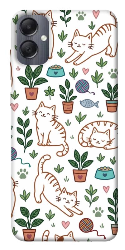 Чехол itsPrint Cats pattern для Samsung Galaxy A05, паттерн, купить оптом с доставкой