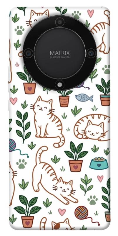 Чехол itsPrint Cats pattern для Huawei Magic5 Lite, паттерн, купить оптом с доставкой