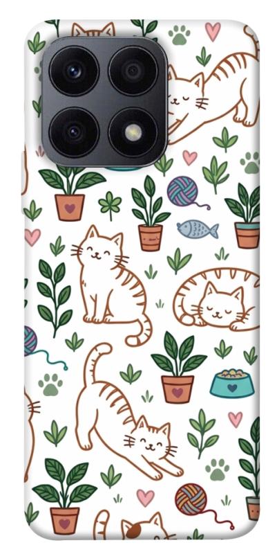 Чохол itsPrint Cats pattern для Huawei Honor X8a, паттерн, купити оптом з доставкою
