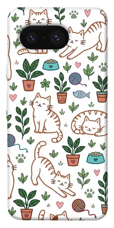 Чехол itsPrint Cats pattern для Google Pixel 8, паттерн, купить оптом с доставкой