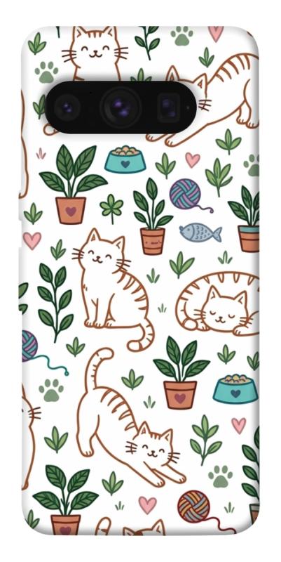 Чехол itsPrint Cats pattern для Google Pixel 8 Pro, паттерн, купить оптом с доставкой