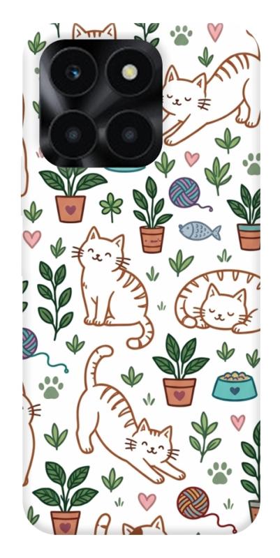Чехол itsPrint Cats pattern для Huawei Honor X6a, паттерн, купить оптом с доставкой
