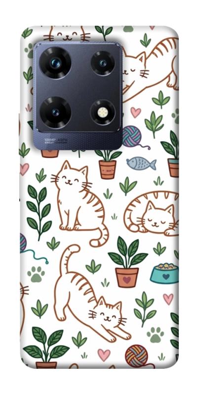 Чехол itsPrint Cats pattern для Infinix Note 30 Pro, паттерн, купить оптом с доставкой
