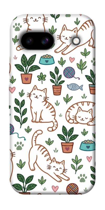 Чехол itsPrint Cats pattern для Google Pixel 8a, паттерн, купить оптом с доставкой
