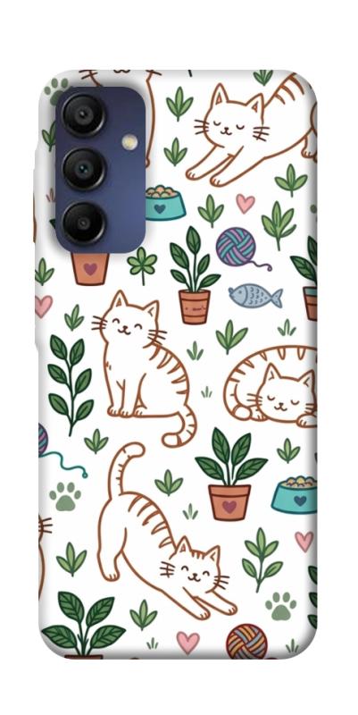 Чехол itsPrint Cats pattern для Samsung Galaxy A16 4G/5G, паттерн, купить оптом с доставкой