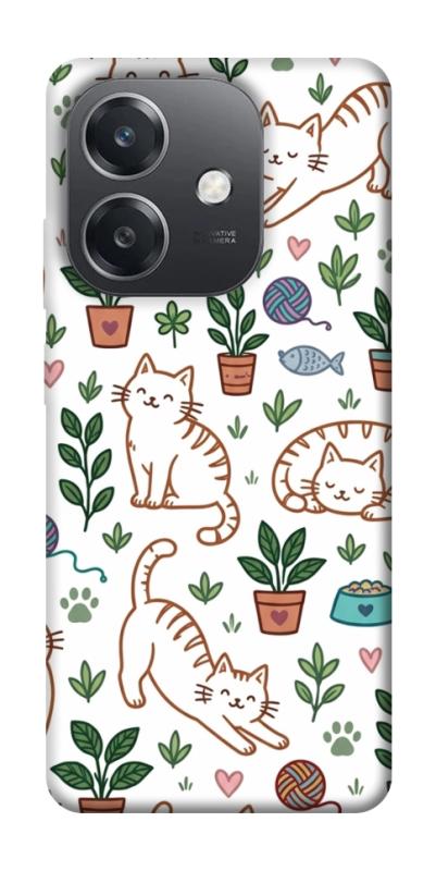 Чехол itsPrint Cats pattern для Oppo A3 4G, паттерн, купить оптом с доставкой