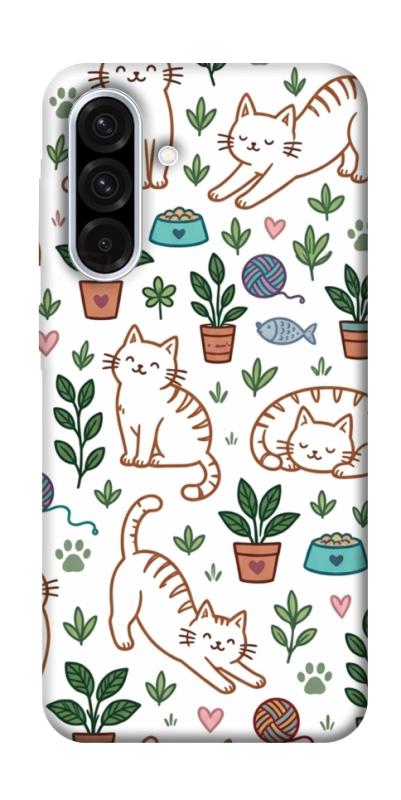Чохол itsPrint Cats pattern для Samsung Galaxy A36 5G, паттерн, купити оптом з доставкою