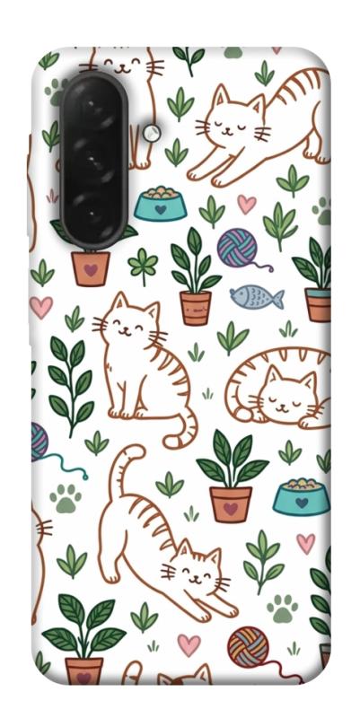 Чехол itsPrint Cats pattern для Samsung Galaxy A26 5G, паттерн, купить оптом с доставкой