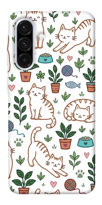 Чохол itsPrint Cats pattern для Samsung Galaxy A56 5G, паттерн, купити оптом з доставкою