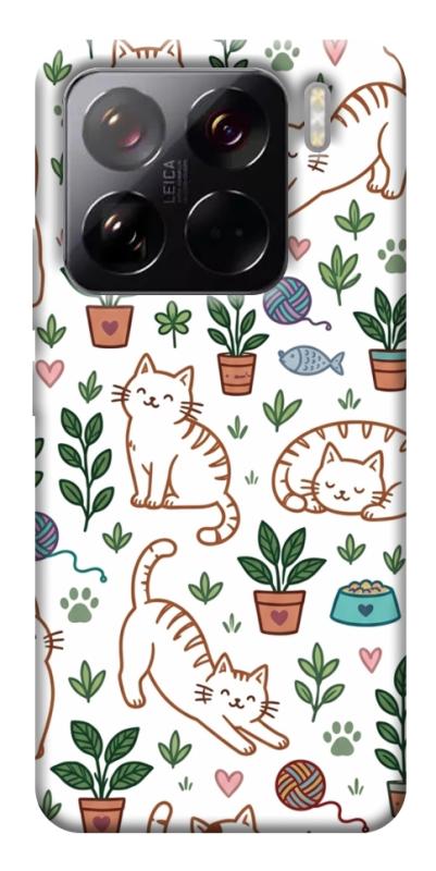 Чохол itsPrint Cats pattern для Xiaomi 15 Pro, паттерн, купити оптом з доставкою