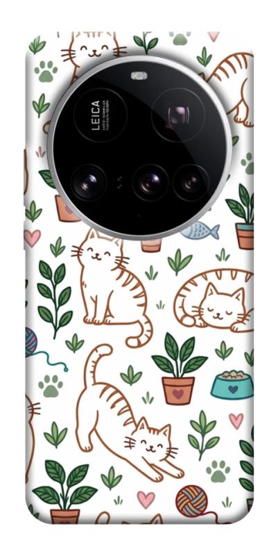 Чохол itsPrint Cats pattern для Xiaomi 15 Ultra, паттерн, купити оптом з доставкою
