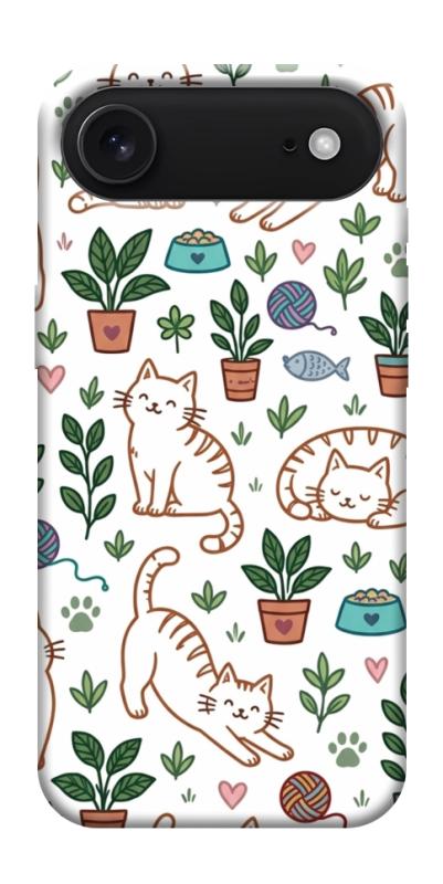 Чехол itsPrint Cats pattern для Apple iPhone 17 Air (6.5"), паттерн, купить оптом с доставкой