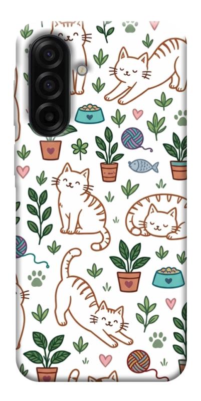 Чохол itsPrint Cats pattern для Samsung Galaxy A17 5G/4G, паттерн, купити оптом з доставкою