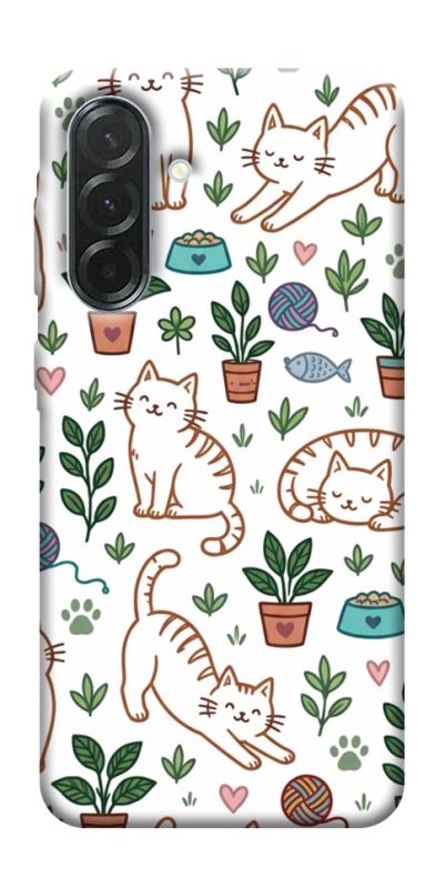Чохол itsPrint Cats pattern для Samsung Galaxy A37 5G, паттерн, купити оптом з доставкою
