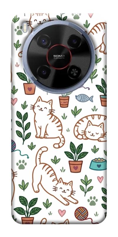 Чехол itsPrint Cats pattern для ZTE Nubia V70 Max, паттерн, купить оптом с доставкой