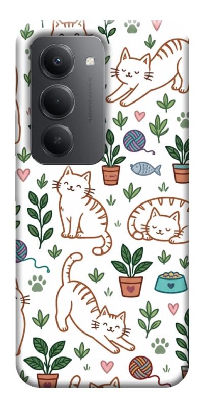 Чехол itsPrint Cats pattern для Xiaomi Redmi 15 (EU), паттерн, купить оптом с доставкой