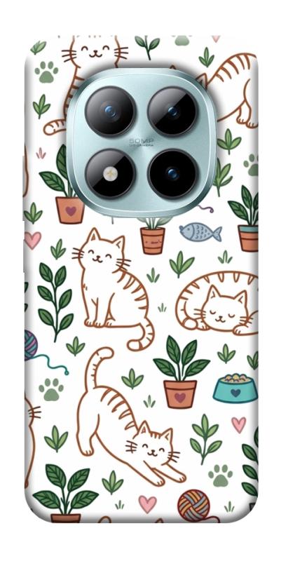 Чехол itsPrint Cats pattern для Xiaomi Redmi Note 15 Pro 5G, паттерн, купить оптом с доставкой