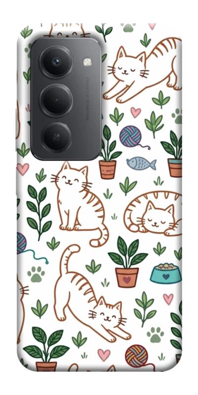 Чохол itsPrint Cats pattern для Xiaomi Redmi 15 4G (Global) / 5G, паттерн, купити оптом з доставкою