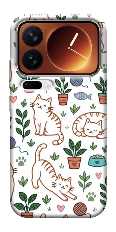 Чехол itsPrint Cats pattern для Xiaomi 17 Pro Max, паттерн, купить оптом с доставкой