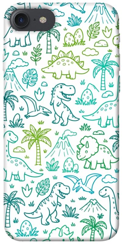 Чехол itsPrint Dino pattern для Apple iPhone 7 / 8 (4.7"), песики, купить оптом с доставкой