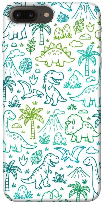 Чехол itsPrint Dino pattern для Apple iPhone 7 plus / 8 plus (5.5"), песики, купить оптом с доставкой