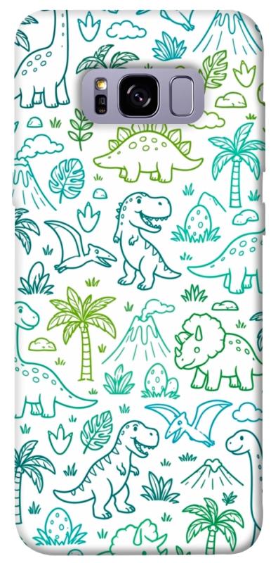 Чохол itsPrint Dino pattern для Samsung G955 Galaxy S8 Plus, песики, купити оптом з доставкою