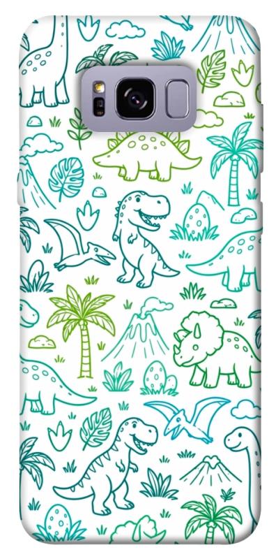 Чехол itsPrint Dino pattern для Samsung G955 Galaxy S8 Plus, песики, купить оптом с доставкой