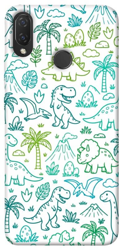 Чохол itsPrint Dino pattern для Huawei P Smart+ (nova 3i), песики, купити оптом з доставкою