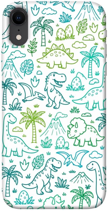 Чохол itsPrint Dino pattern для Apple iPhone XR (6.1"), песики, купити оптом з доставкою