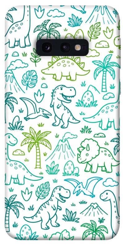 Чохол itsPrint Dino pattern для Samsung Galaxy S10e, песики, купити оптом з доставкою