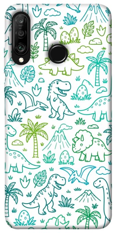 Чехол itsPrint Dino pattern для Huawei P30 lite, песики, купить оптом с доставкой