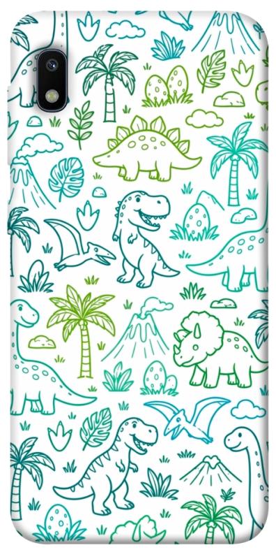 Чохол itsPrint Dino pattern для Samsung Galaxy A10 (A105F), песики, купити оптом з доставкою