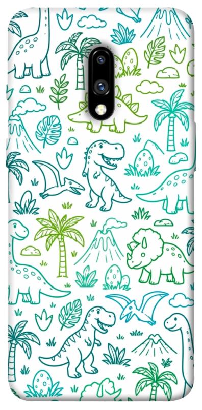 Чехол itsPrint Dino pattern для OnePlus 7, песики, купить оптом с доставкой