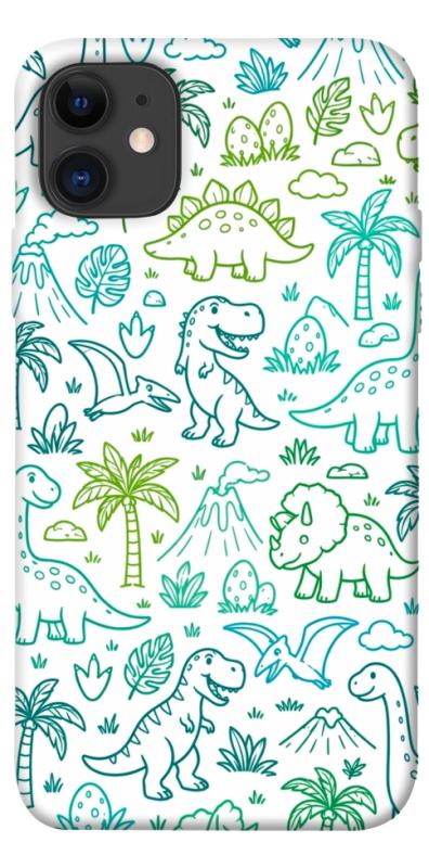 Чохол itsPrint Dino pattern для Apple iPhone 11 (6.1"), песики, купити оптом з доставкою