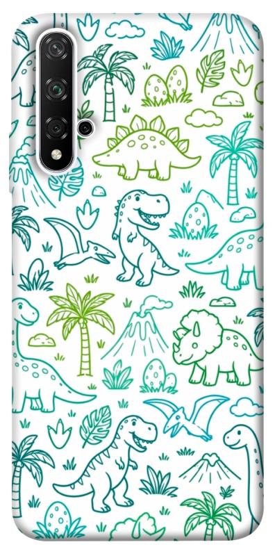 Чохол itsPrint Dino pattern для Huawei Honor 20 / Nova 5T, песики, купити оптом з доставкою