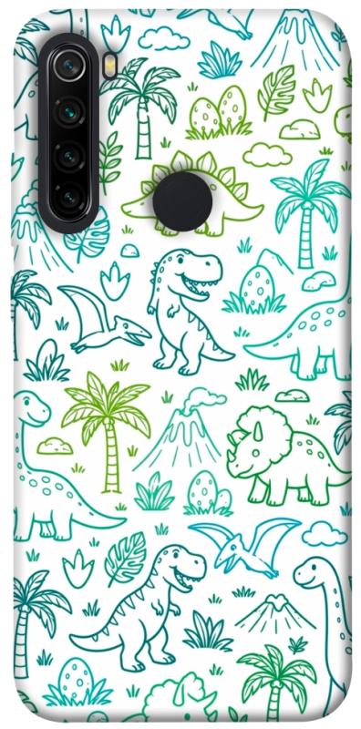 Чохол itsPrint Dino pattern для Xiaomi Redmi Note 8, песики, купити оптом з доставкою