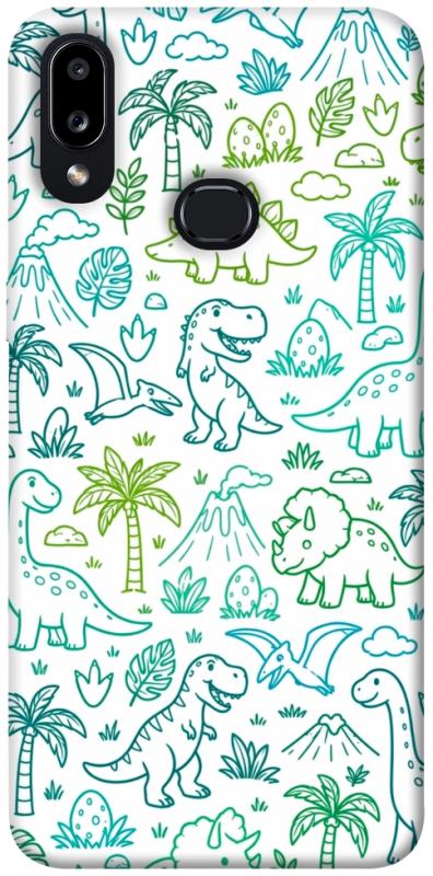 Чехол itsPrint Dino pattern для Samsung Galaxy A10s, песики, купить оптом с доставкой
