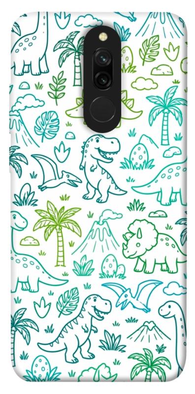 Чохол itsPrint Dino pattern для Xiaomi Redmi 8, песики, купити оптом з доставкою