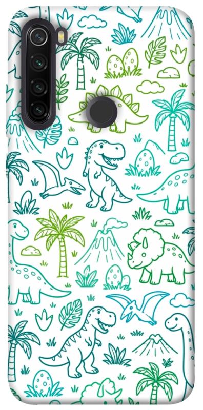 Чохол itsPrint Dino pattern для Xiaomi Redmi Note 8T, песики, купити оптом з доставкою