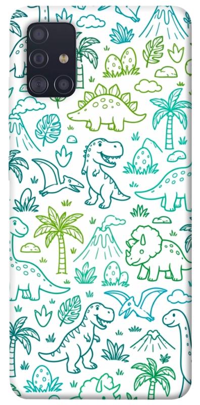 Чохол itsPrint Dino pattern для Samsung Galaxy A51, песики, купити оптом з доставкою