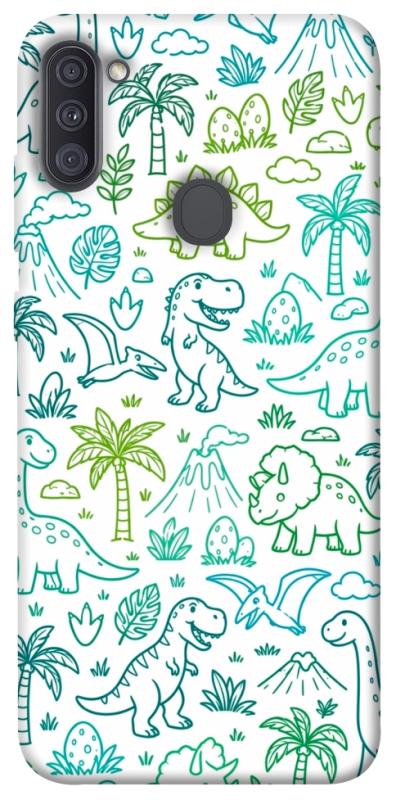 Чохол itsPrint Dino pattern для Samsung Galaxy A11, песики, купити оптом з доставкою