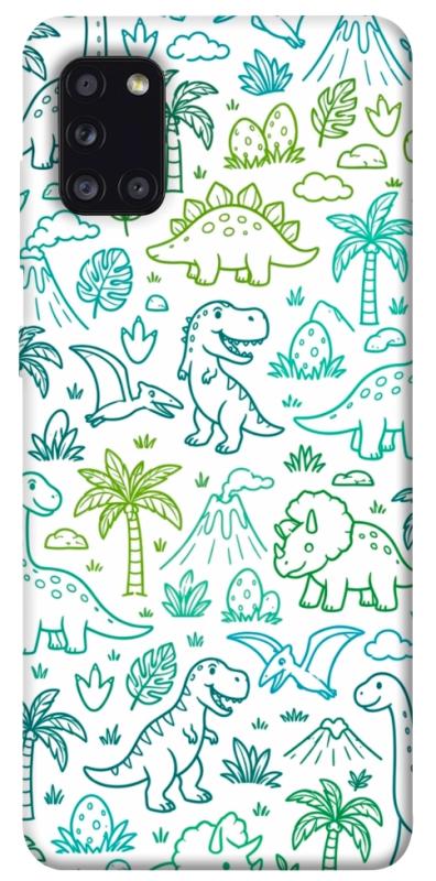 Чохол itsPrint Dino pattern для Samsung Galaxy A31, песики, купити оптом з доставкою