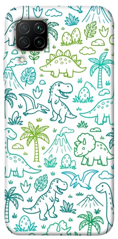 Чохол itsPrint Dino pattern для Huawei P40 Lite, паттерн, купити оптом з доставкою