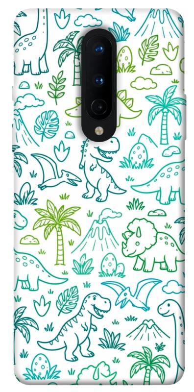 Чехол itsPrint Dino pattern для OnePlus 8, песики, купить оптом с доставкой