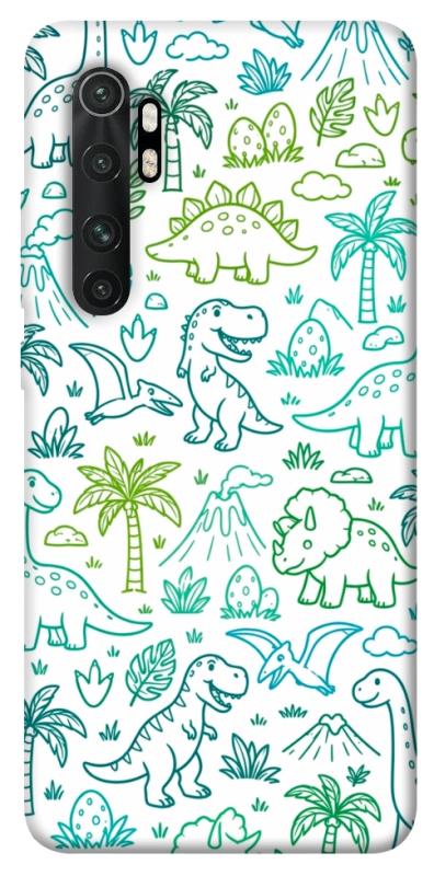 Чохол itsPrint Dino pattern для Xiaomi Mi Note 10 Lite, песики, купити оптом з доставкою