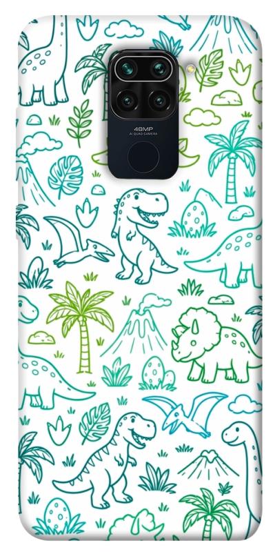 Чохол itsPrint Dino pattern для Xiaomi Redmi Note 9 / Redmi 10X, песики, купити оптом з доставкою