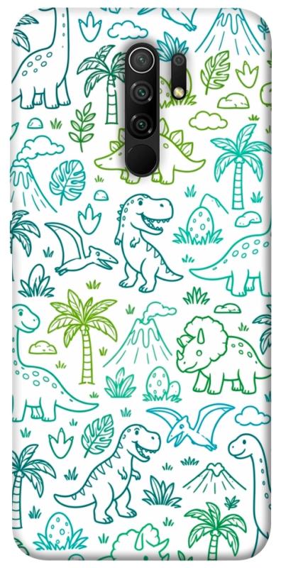 Чохол itsPrint Dino pattern для Xiaomi Redmi 9, песики, купити оптом з доставкою