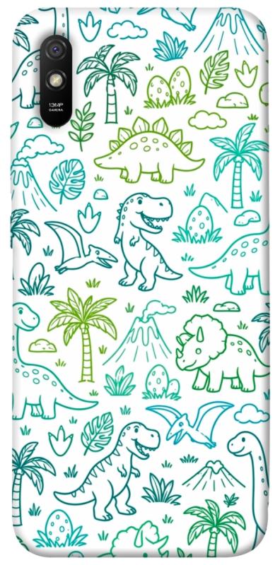 Чохол itsPrint Dino pattern для Xiaomi Redmi 9A, песики, купити оптом з доставкою